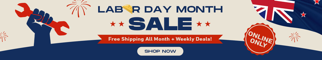 Labor Day Month: Free Shipping + Weekly Deals
