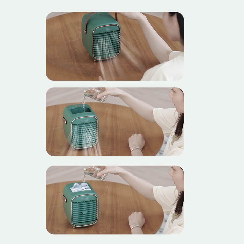 Mobie Portable Mini 3 Speed Cooling Fan with Air Humidifier Y3