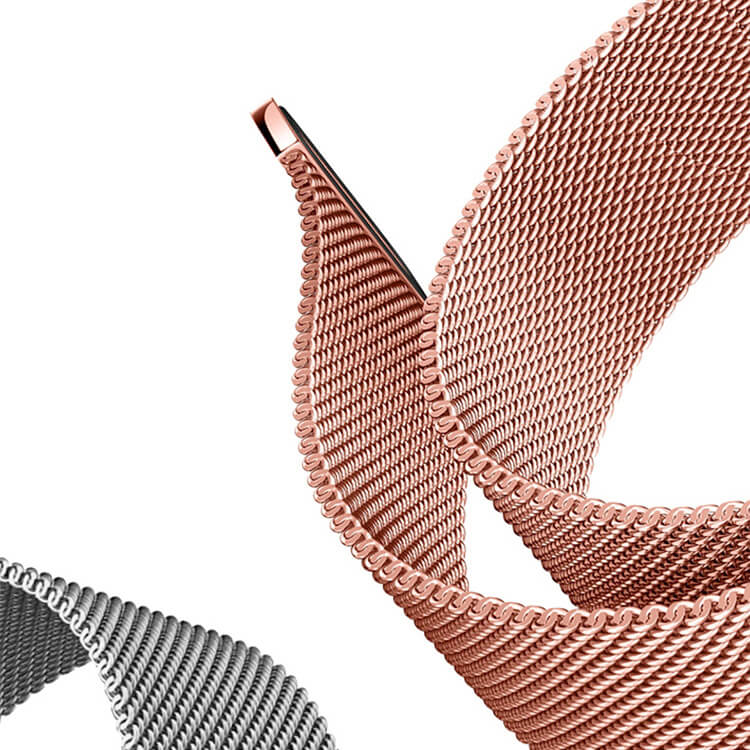 Mobie Aurelume Series Stainless Steel Adjustable Magnetic Clasp Spring Bar Watch Band 22mm