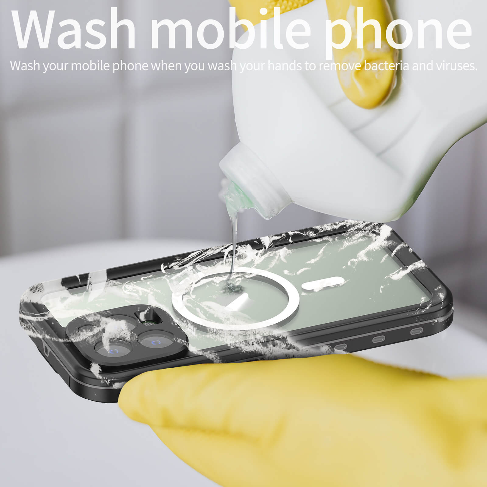 iPhone 15Plus Redpepper IP68 Waterproof Anti-Fall 2M Submersion Magsafe Ultimate Protection Case
