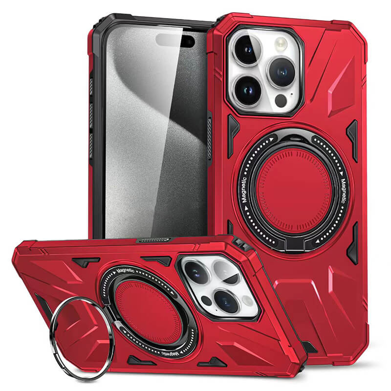 iPhone 16 Pro Max Kinglink Rugged Armour Magsafe Ring Stand Shockproof Case