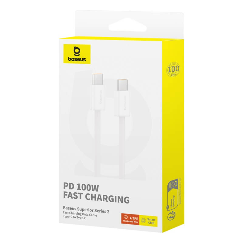 Baseus Superior Series 2 Fast Charging Data Cable Type-C to Type-C 100W 1m