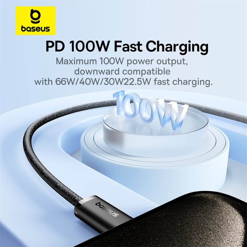 Baseus Fast Charging Data Cable Type-C to Type-C PD 100W 1m