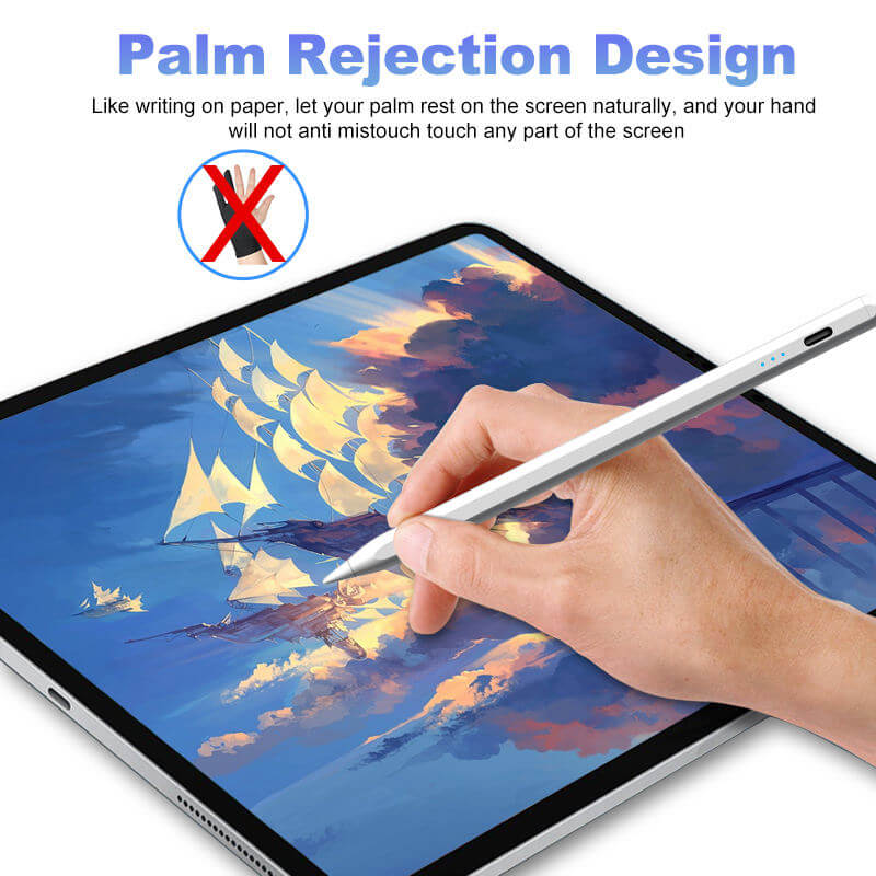 Mobie Magnetic iPad Stylus Pen with Real-Time LED Battery Display JD19-P