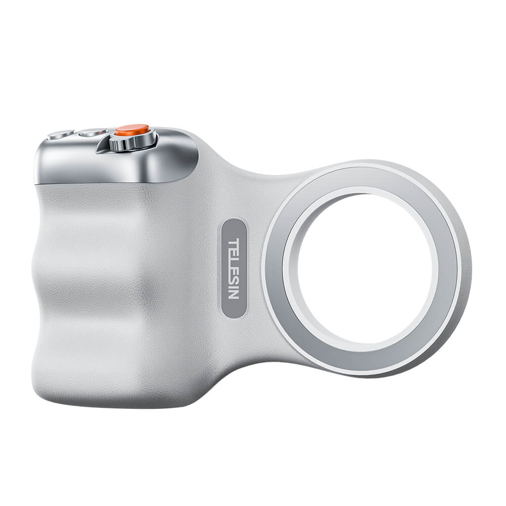 Telesin Fun Shot Magnetic Phone Camera Grip + C03 Magnetic Selfie Light