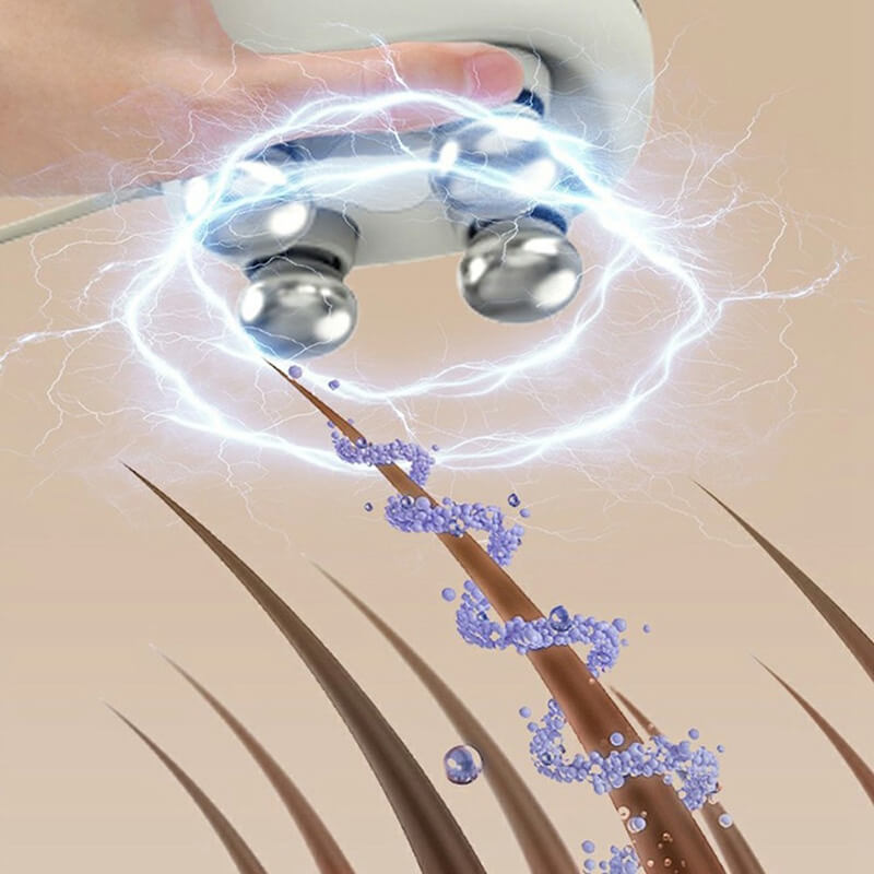 Mobie Heat Therapy and EMS Microcurrent Head Scalp Massager ST-705