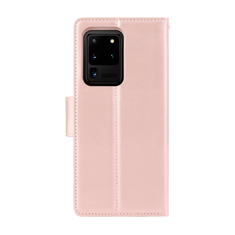 Samsung Galaxy S22 2022 Hanman Miro Leather 2-in-1 Wallet Case with Magnetic Back