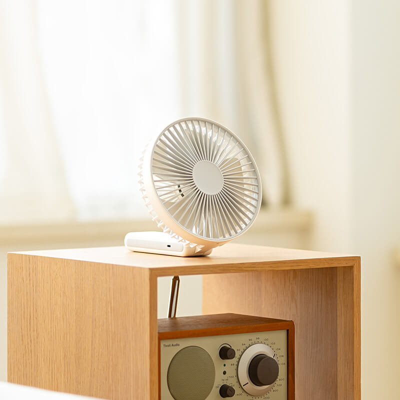 Mobie 180° Adjustable Handheld Desktop 16cm Large Fan with Hanging Hole F07