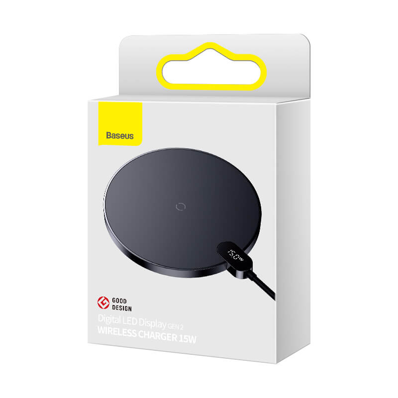 Baseus Digital LED Display Gen 2 Wireless Charger 15W W526