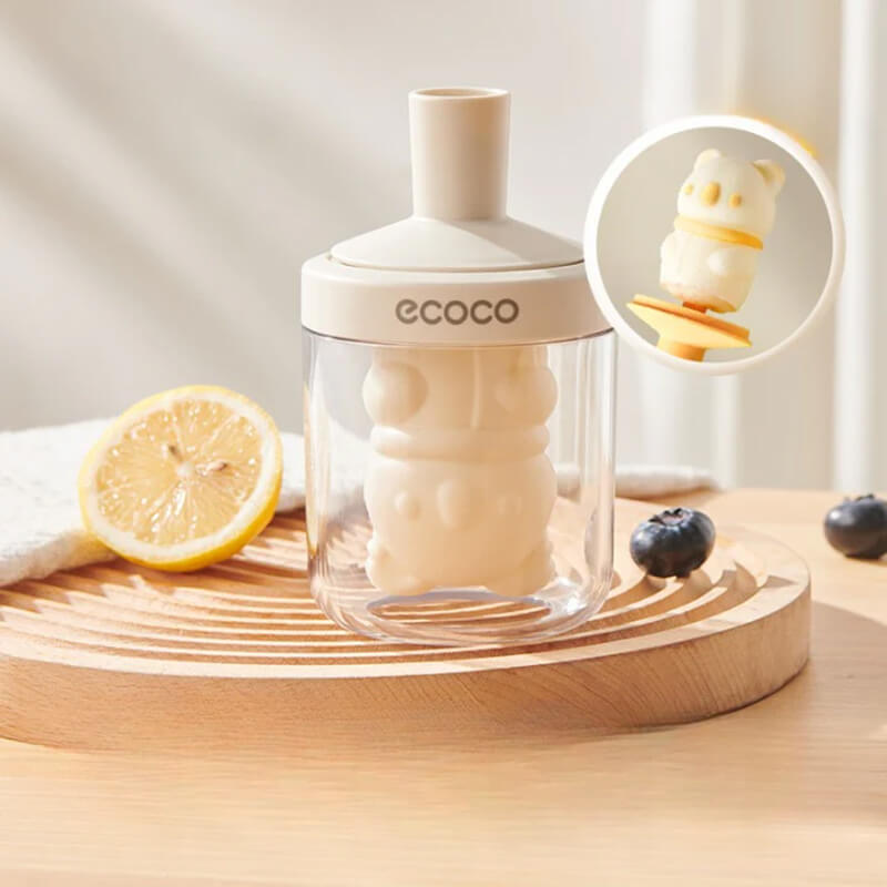 Mobie 3-Pack Leak Proof Koala Bear Ice Pop Molds with Drip Guard Base E25021