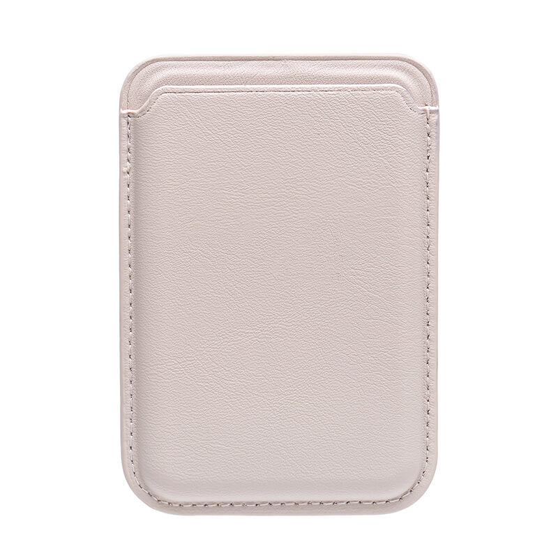 Mobie Back Stick Leather Magnetic Wallet Card Bag Holder
