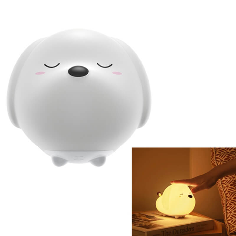 Baseus Adorable Dog Silicone RGB Mode Night Pat Light DGAM-B02