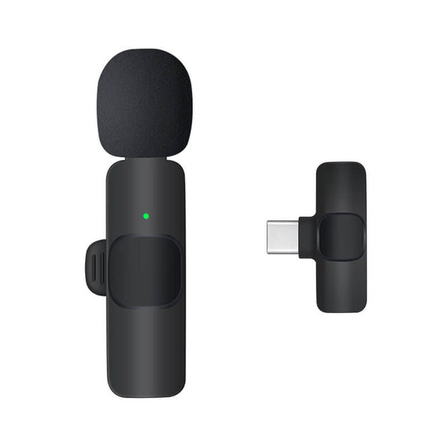 Mobie Plug-Play Wireless Lavalier Microphones for Type-C Ports K9