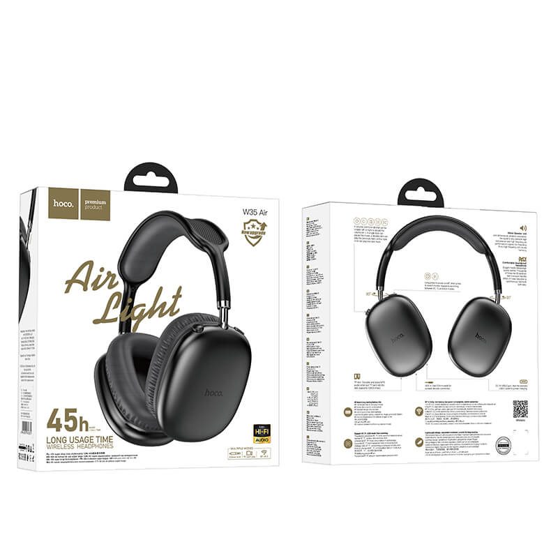 hoco. Lightweight 45 Hours Playback Bluetooth Headset W35 Air