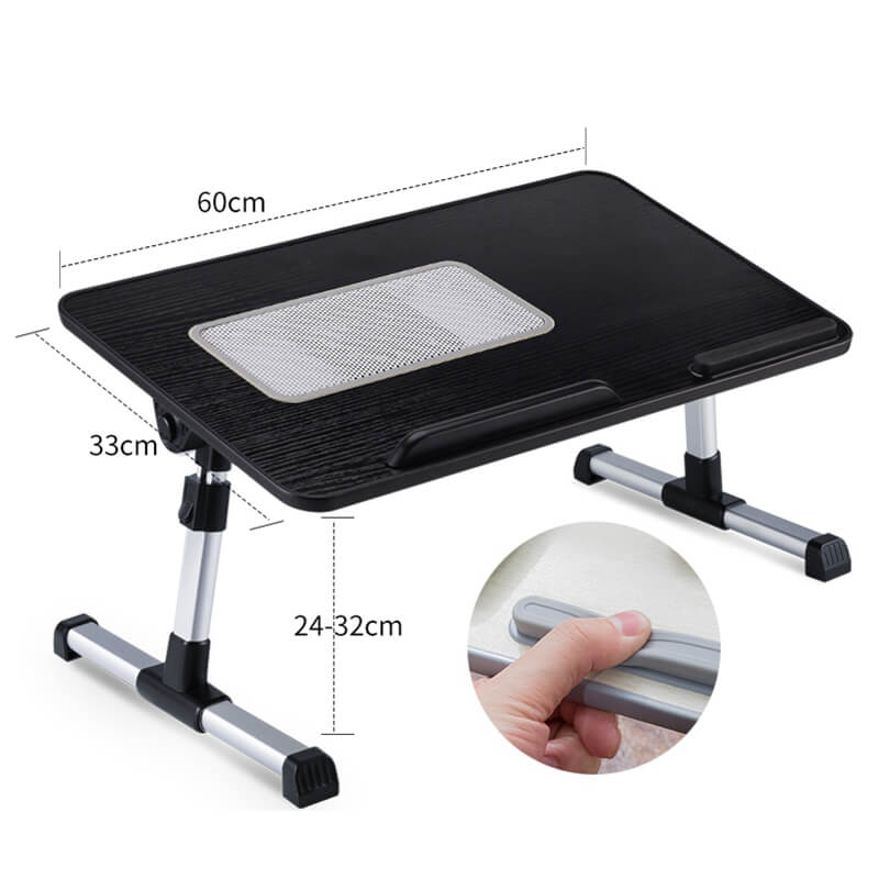 Mobie Large Size Multifunctional Adjustable Laptop Desk with USB Cooling Fan Q5L