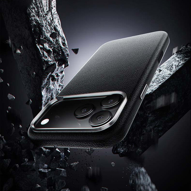 iPhone 17 Pro X-Level Better Enjoyment Series Magnetic Plain Leather Case