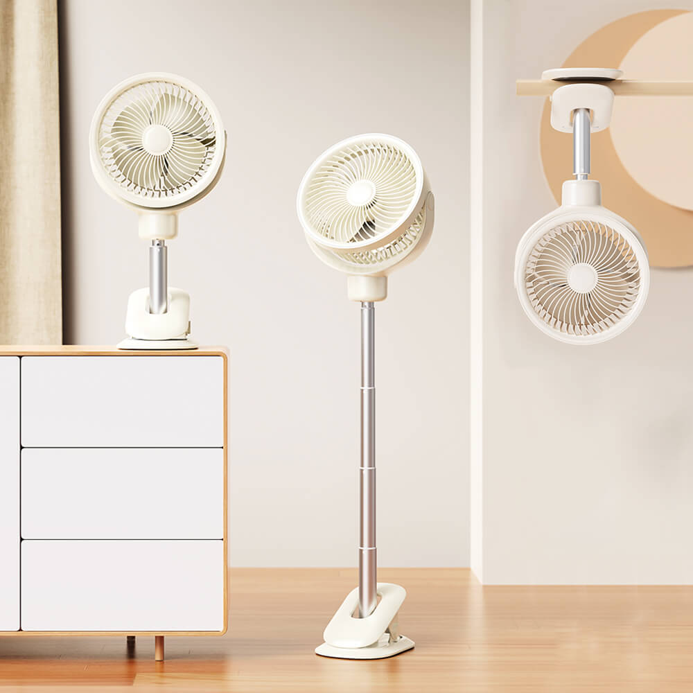 Mobie MultiFunctional Rotation Portable 4 Speed Fan with Night Light