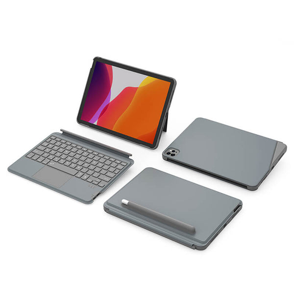 WIWU Magnetic 2-Piece Combo Touchpad Pen Slot Keyboard Case