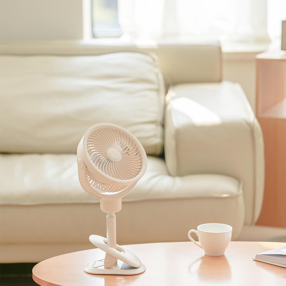 Mobie MultiFunctional Rotation Portable 4 Speed Fan with Night Light