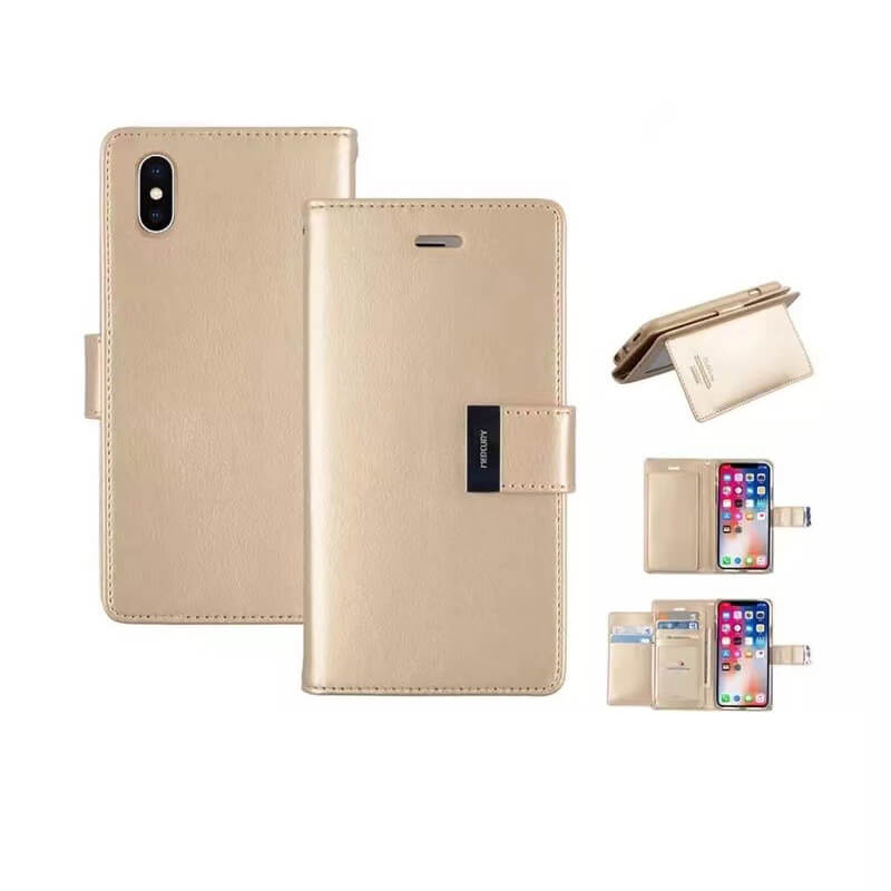 Samsung Galaxy S25 Ultra 2025 Mercury Goospery Leather Rich Diary Wallet Flip Case