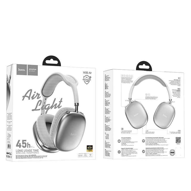hoco. Lightweight 45 Hours Playback Bluetooth Headset W35 Air