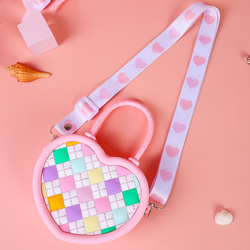 Diamond Love Q Uncle Silicone Children's Dual-use Bag