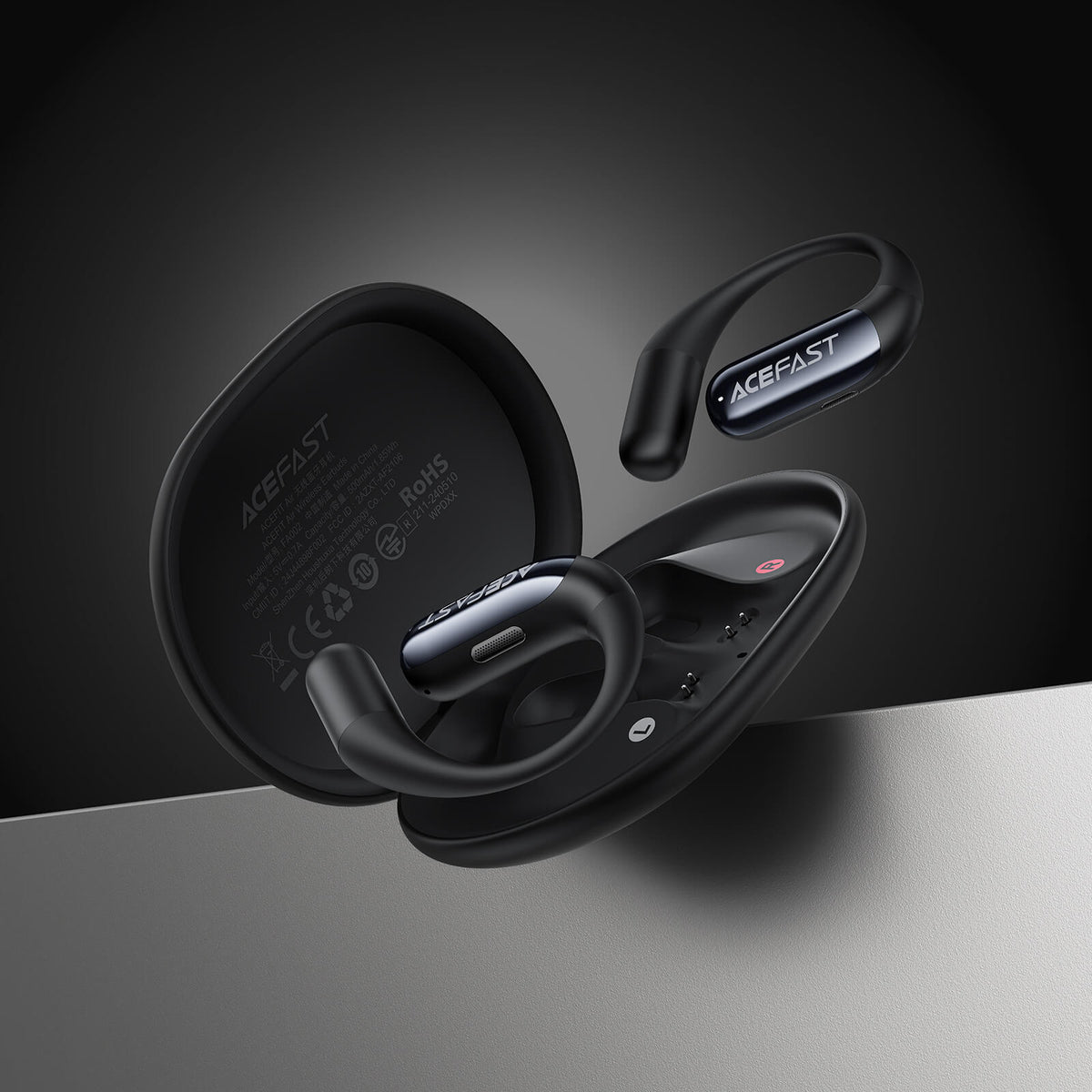 Acefast Open Ear Call Noise Reduction 6H Playtime IP54 Wireless Earphones FA002