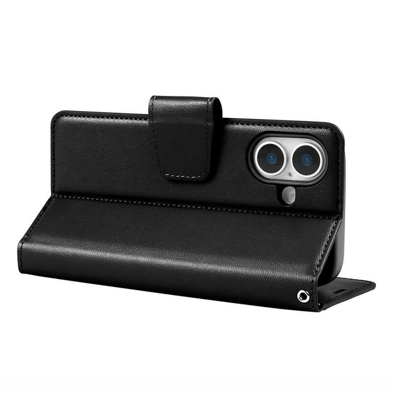 iPhone 17 Hanman Mill Series Leather Wallet Flip Case