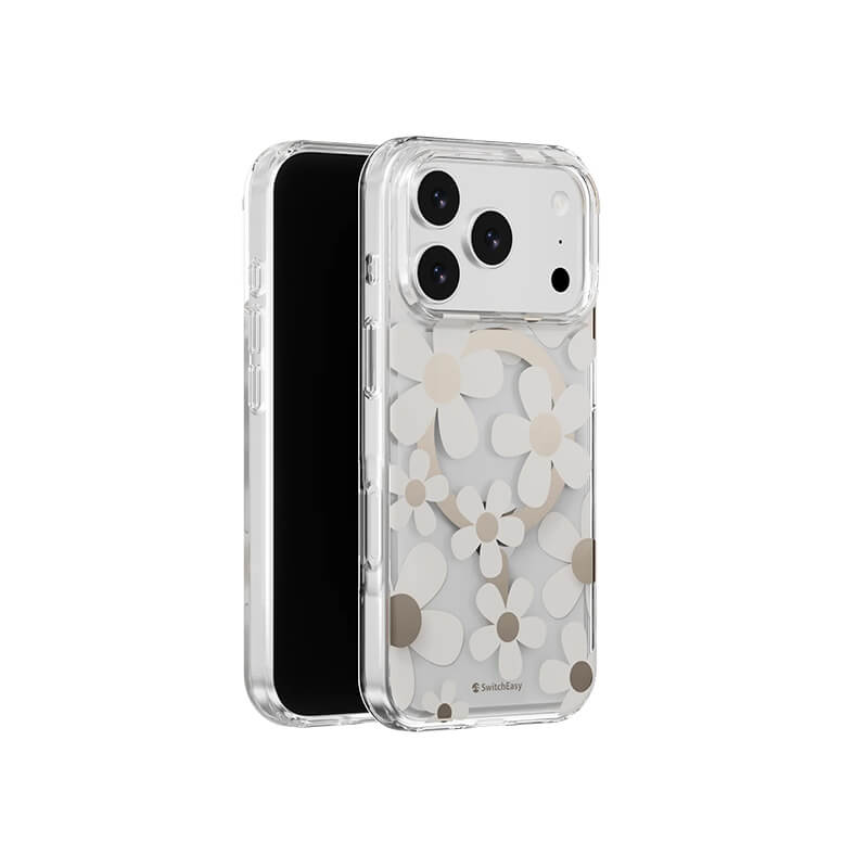 iPhone 17 Pro Fleur 3D Patterned Series Shockproof MagSafe Phone Case