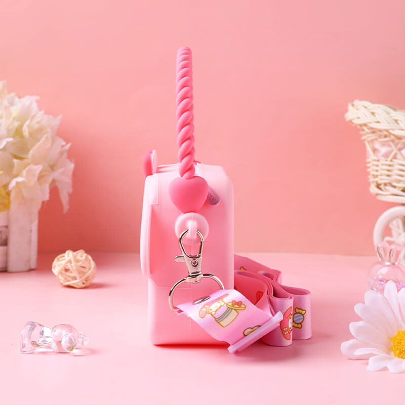 Sanrio Q Uncle Children's Silicone Handheld Square Bag Hand Purse