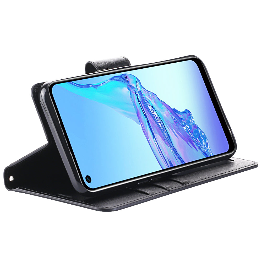 OPPO A53s 2020 Hanman Mill Series Leather Wallet Flip Case