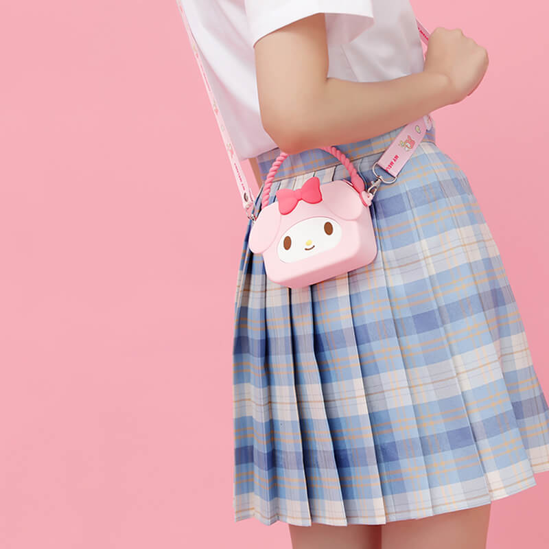 Sanrio Q Uncle Children's Silicone Handheld Square Bag Hand Purse