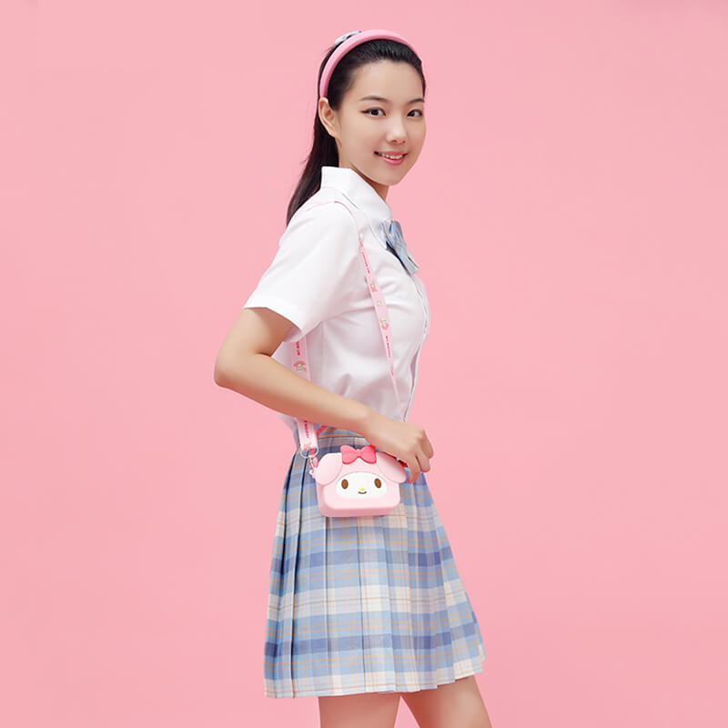 Sanrio Q Uncle Children's Silicone Handheld Square Bag Hand Purse