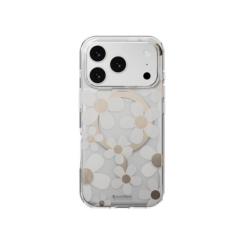 iPhone 17 Pro Fleur 3D Patterned Series Shockproof MagSafe Phone Case