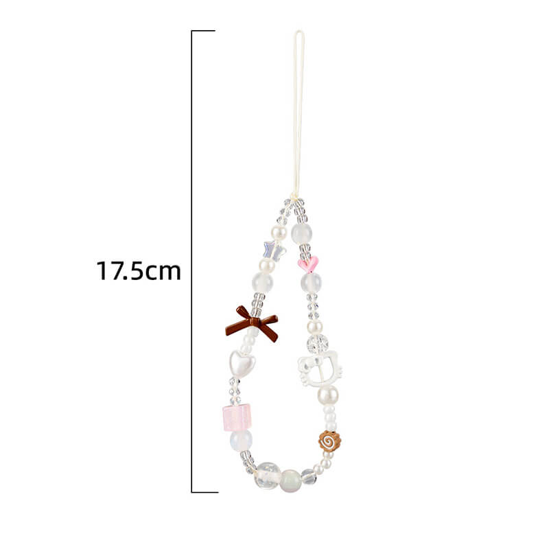 Mobie Cute Cat Phone Chain Anti-Drop Wrist Lanyard 17.5cm