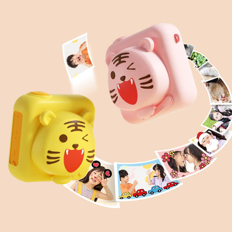Mobie Cute Tiger Fun Digital Children Camera 1080P A3