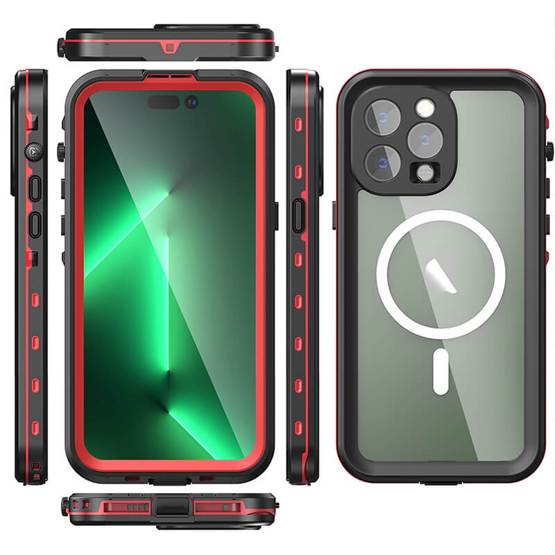 iPhone 14 Pro Max Redpepper IP68 Waterproof Anti-Fall 2M Submersion Magsafe Ultimate Protection Case
