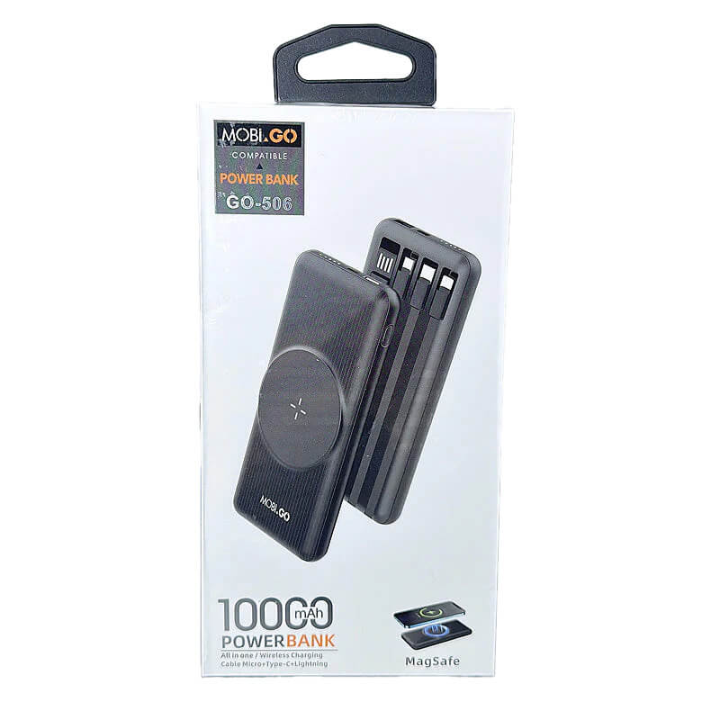 Mobie Built-in Micro Lighting Type-C Cables 10000mAh Magsafe Power Bank