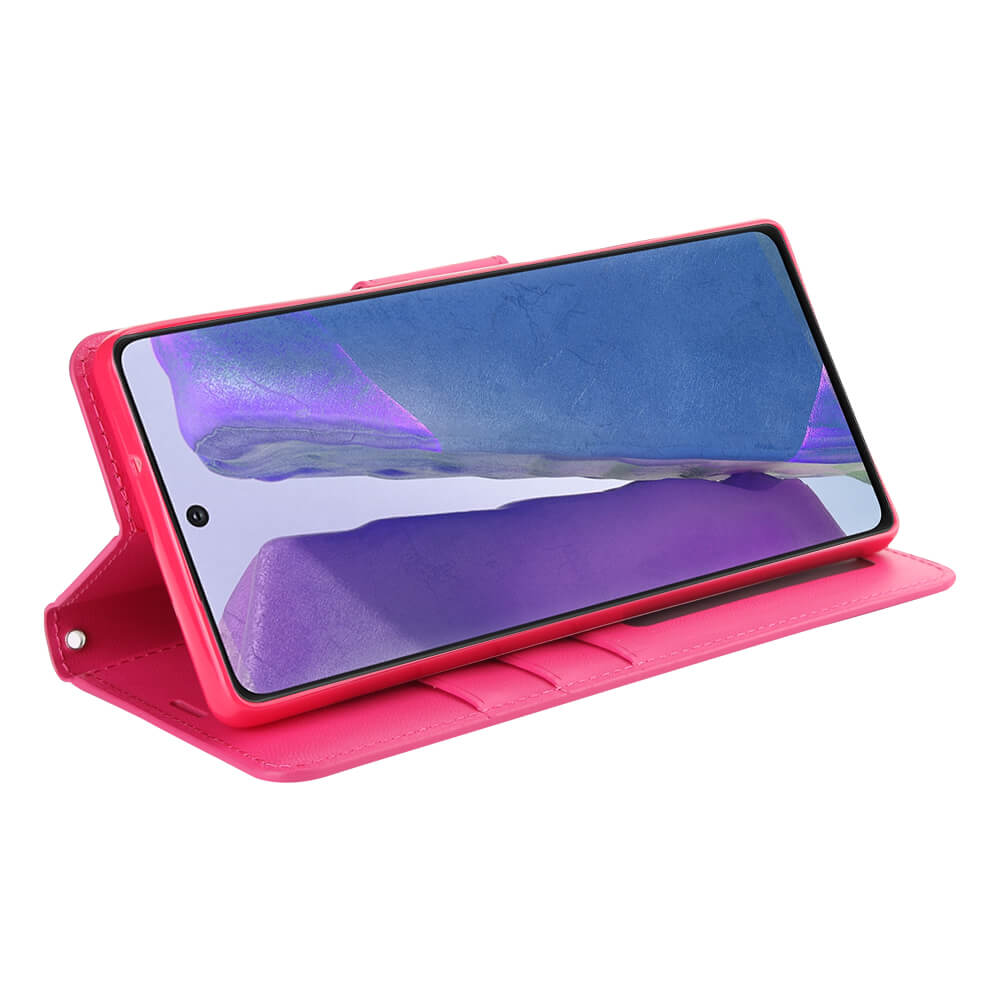 Samsung Galaxy Note 10 2019 Hanman Mill Series Leather Wallet Flip Case