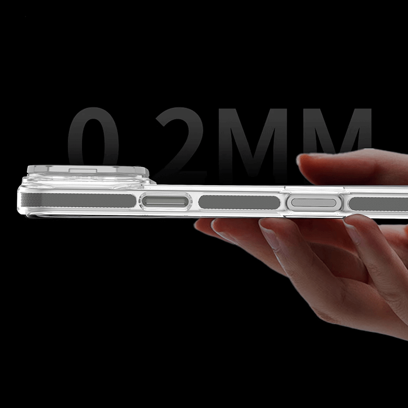 iPhone 17 Pro Max Rita Series Invisible Kickstand Crystal Clear Magsafe Case