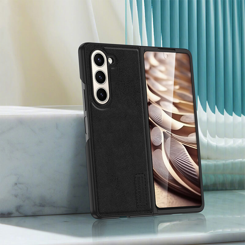 Samsung Galaxy Z Fold 7 2025 Lucas Series Premium Leather Phone Case