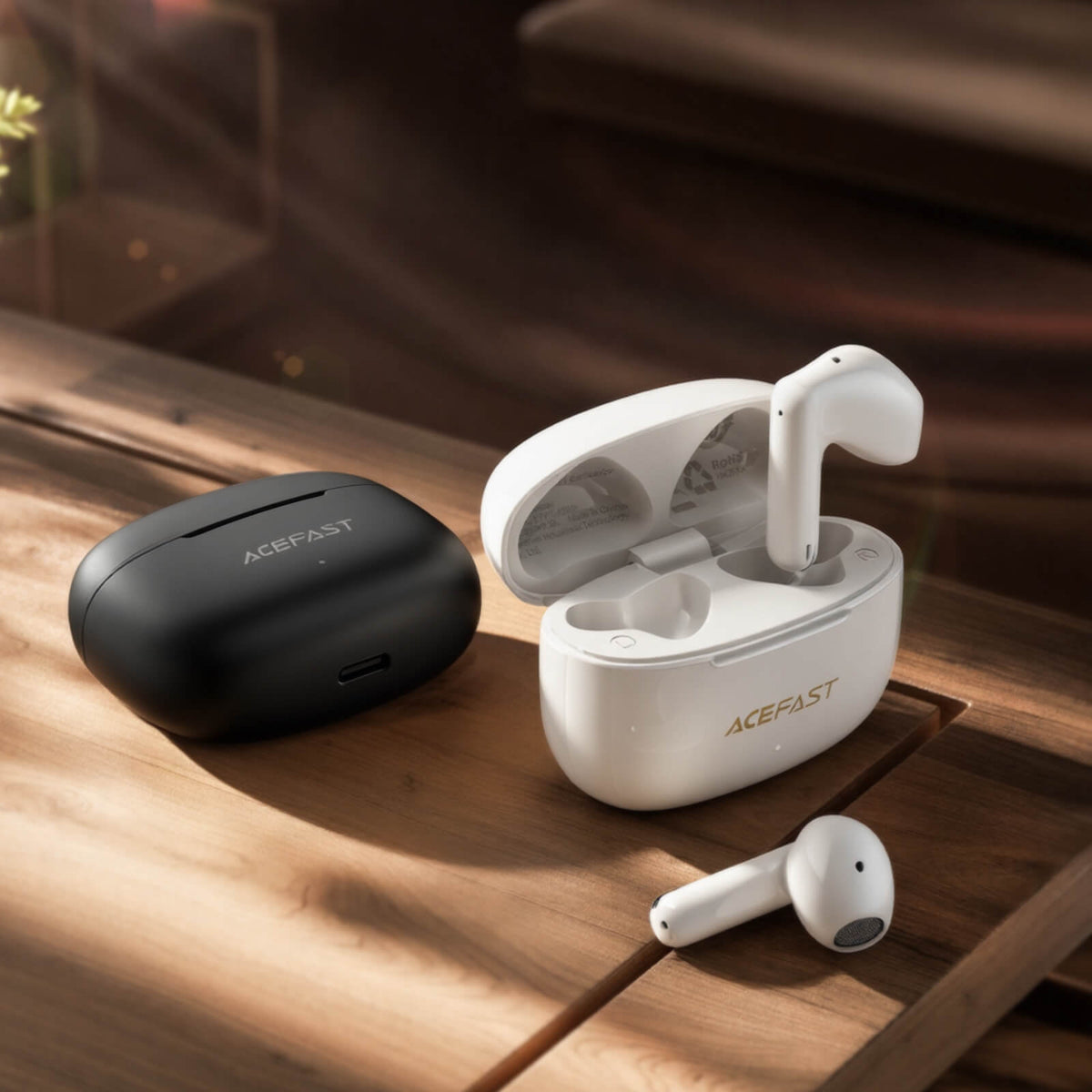 Acefast Semi-in-ear TWS 5 Hour Play Time Bluetooth 6.0 IPX4 Low Latency Earbuds W11
