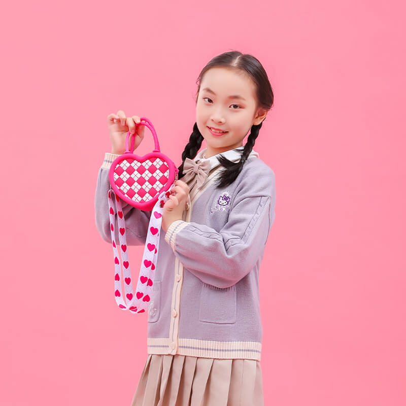Diamond Love Q Uncle Silicone Children's Dual-use Bag