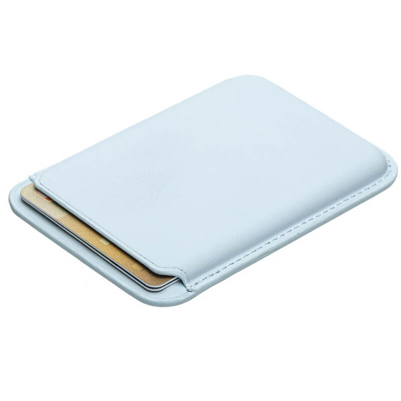 Mobie Back Stick Leather Magnetic Wallet Card Bag Holder