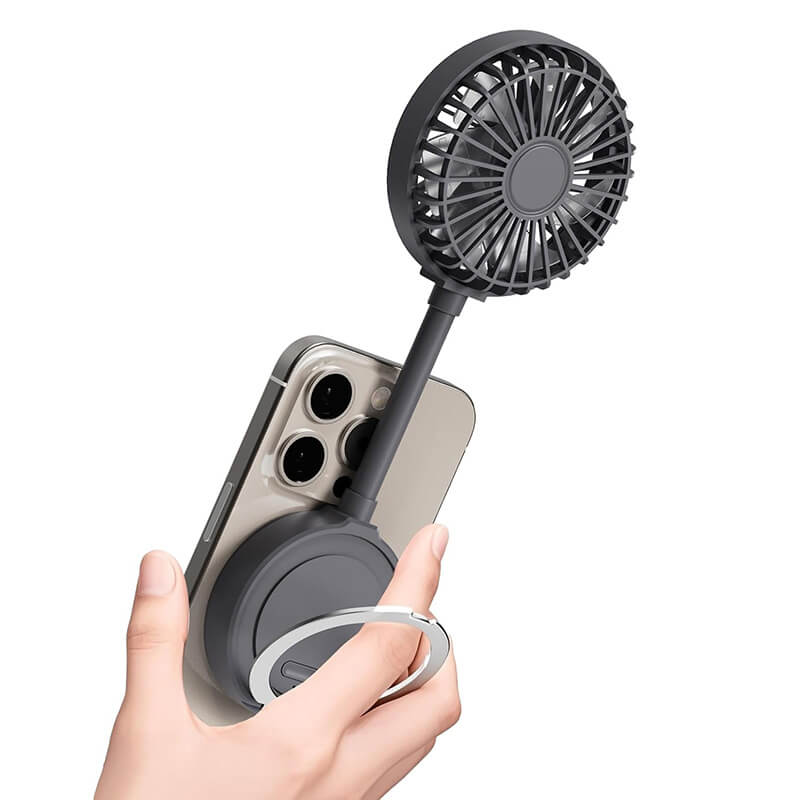 Mobie Magnetic Phone Fan with Ring Stand and Flexible Hose AF07