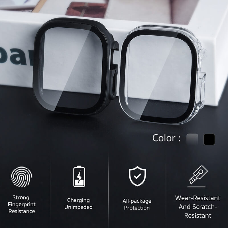 Mobie iWatch Ultra Transparent Tempered Glass Case 49mm
