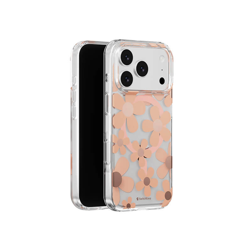 iPhone 17 Pro Fleur 3D Patterned Series Shockproof MagSafe Phone Case