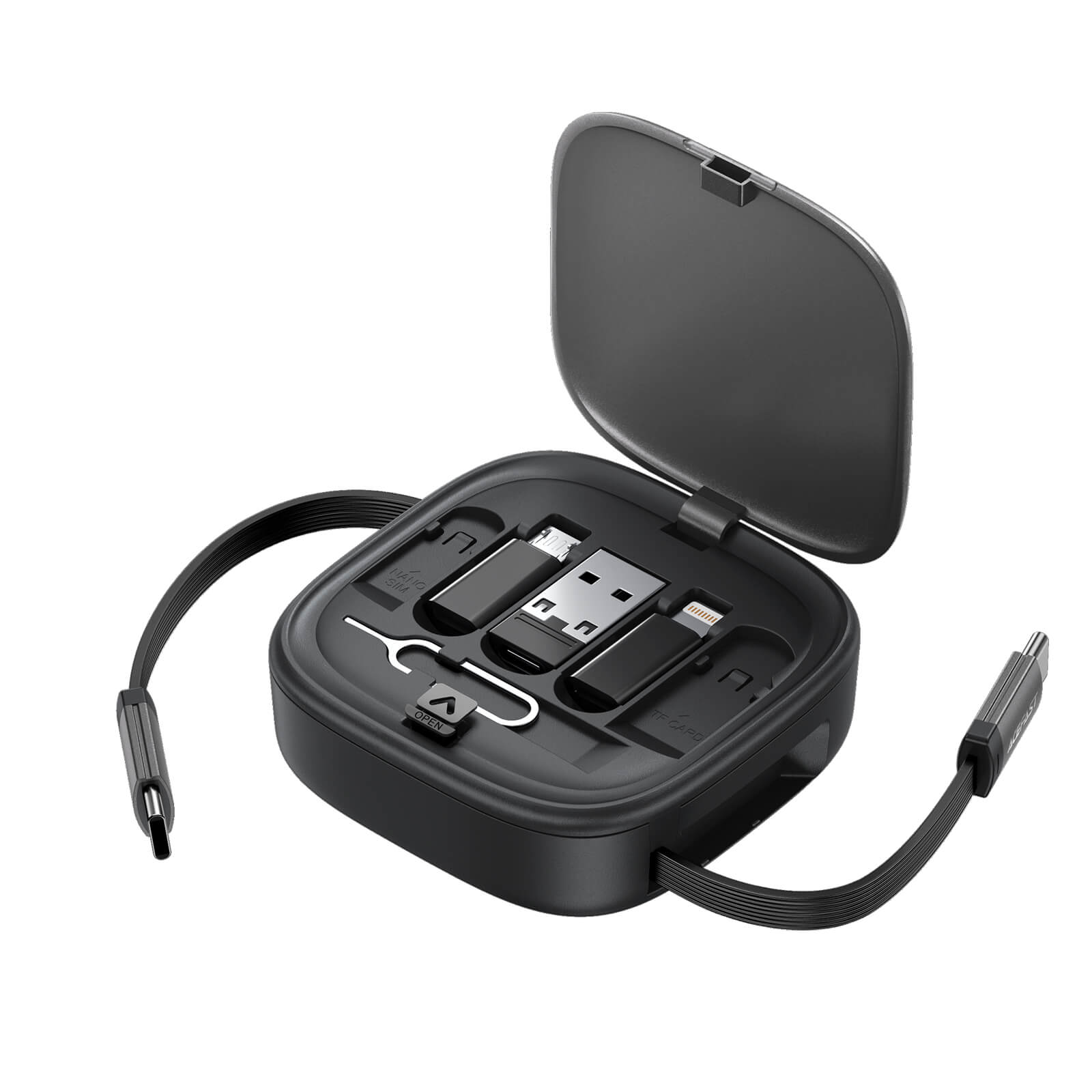 Acefast Multifunctional Retractable Charging Data Cable Box J3