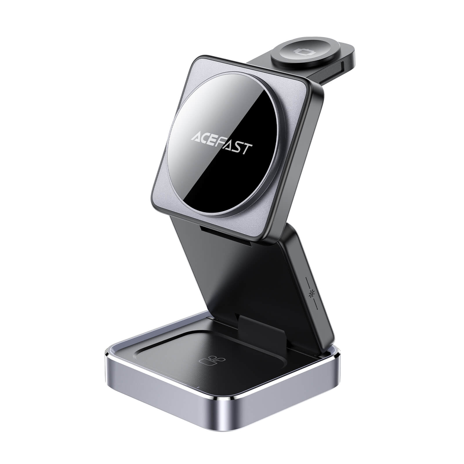 Acefast 3-in-1 15W Foldable Wireless Magnetic Charging Stand with Ambient Light E20