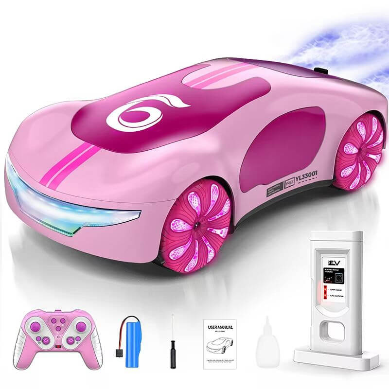 Mobie Remote Control Car with Dual Spray Function and Cool LED Light Show YL33001